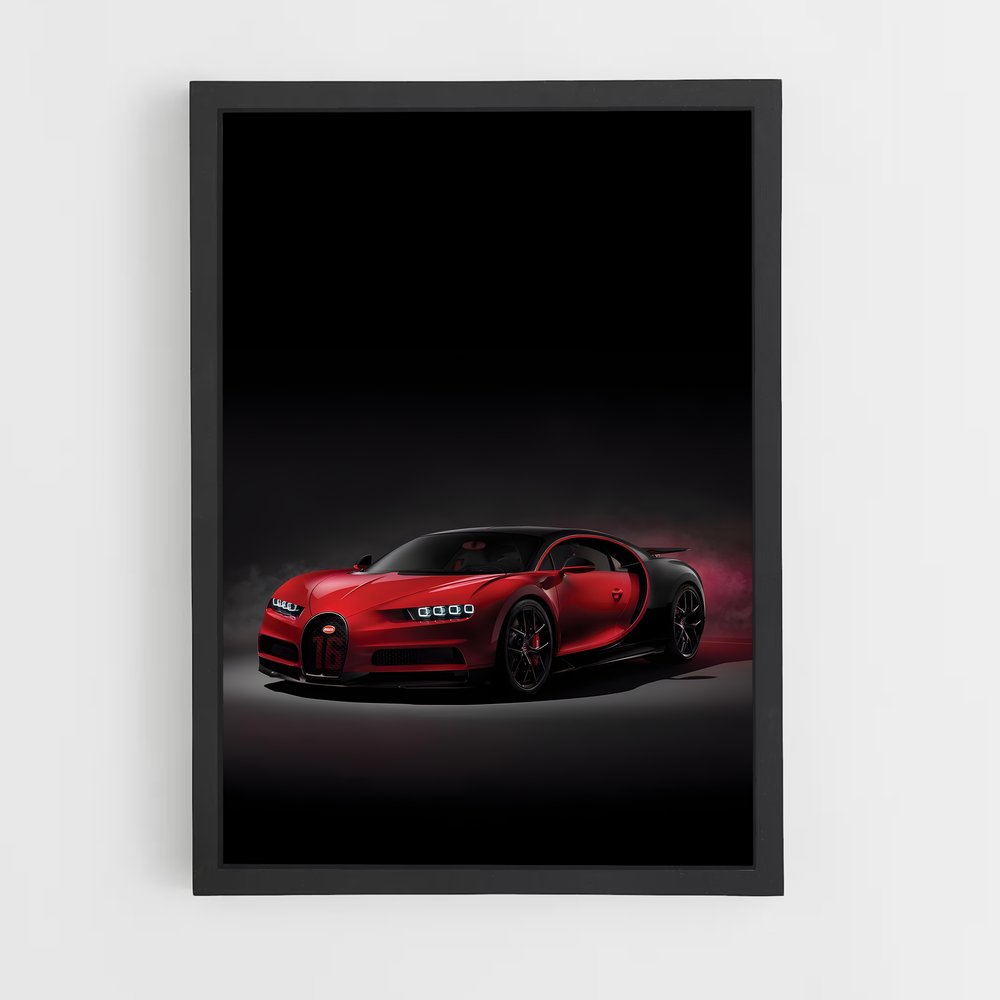 Poster Chiron Concept – affiche Bugatti (vue 2)